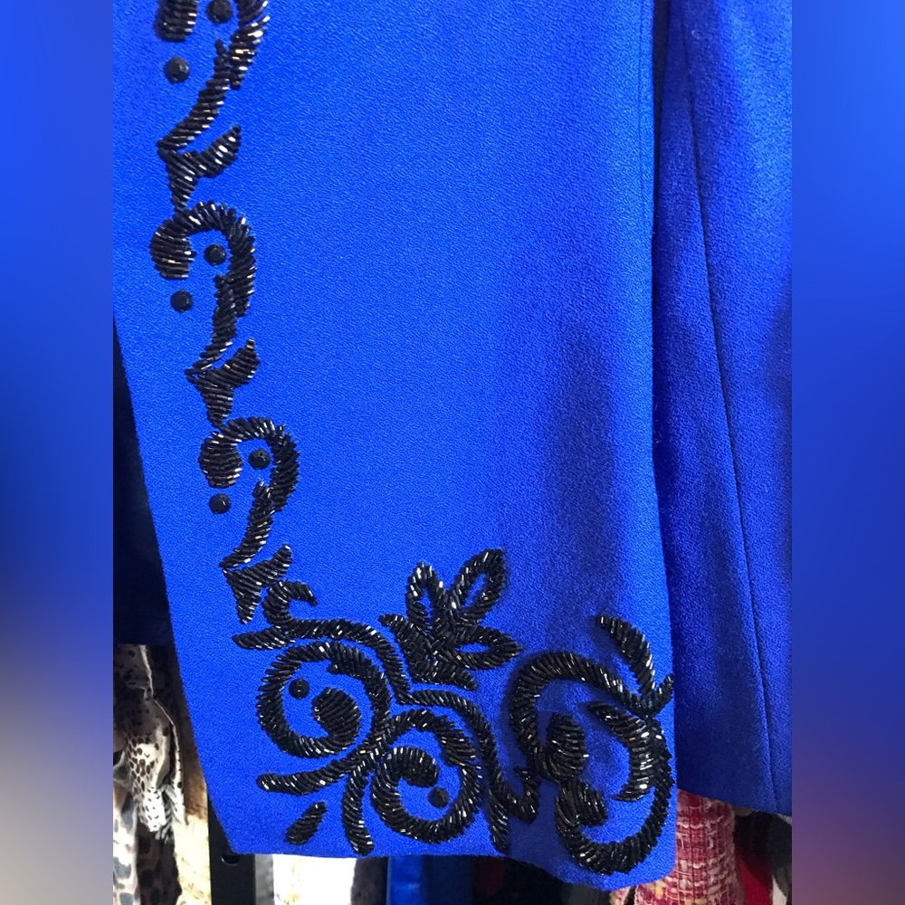 John Meyer Sequined Blazer Jacket - image 3